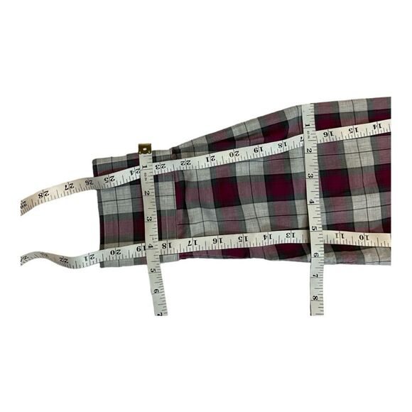 Maker & Company Men's Button Up Shirt Long Sleeve Size 16/41 Plaid Red White - Picture 9 of 10